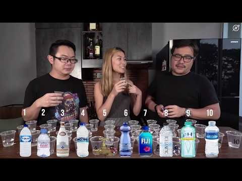 Water Taste Test - 10 different bottled waters, which is the best?