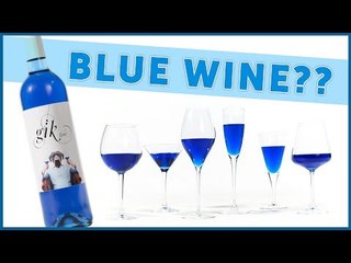 I Tried Drinking Blue Wine