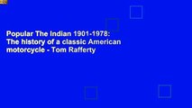 Popular The Indian 1901-1978: The history of a classic American motorcycle - Tom Rafferty