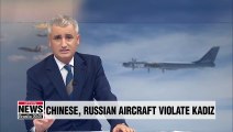 Total of five aircraft from China, Russia violate KADIZ, one invaded S. Korea's airspace