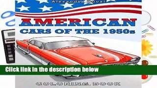 [FREE] American Cars of the 1950s Coloring Book