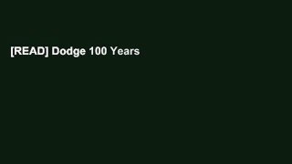 [READ] Dodge 100 Years