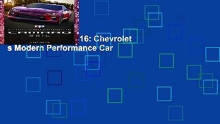 [FREE] Camaro 2016: Chevrolet s Modern Performance Car