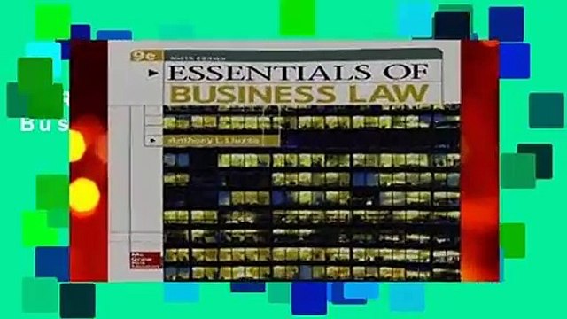 [FREE] Essentials of Business Law