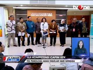 104 Orang Lolos Uji Kompetensi Capim KPK