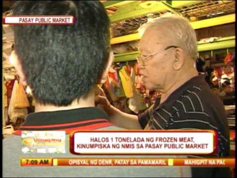 1 ton of 'mishandled' meat seized in Pasay