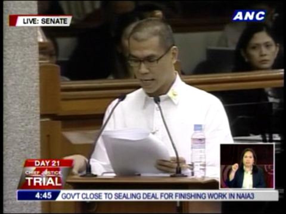 Coronas used PAL platinum cards for overseas trips'