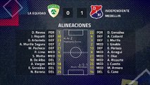 Resumen partido entre La Equidad y Independiente Medellin Jornada 2 Clausura Colombia