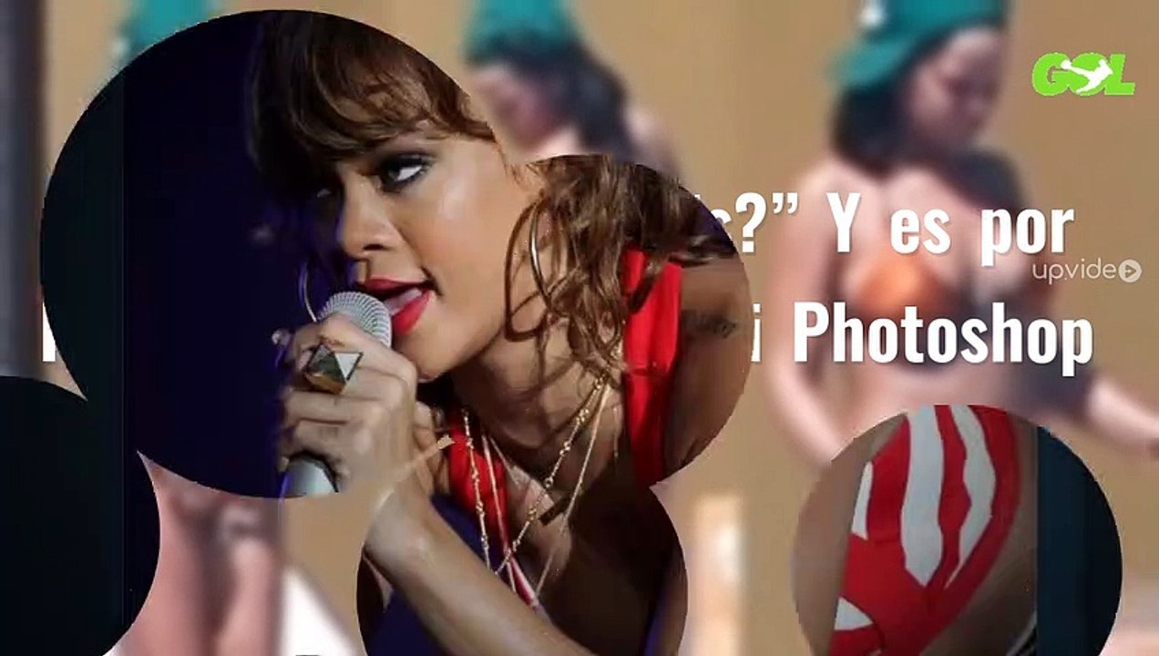 “¿Todo eso es celulitis?” Y es por Rihanna sin retoques, ni Photoshop