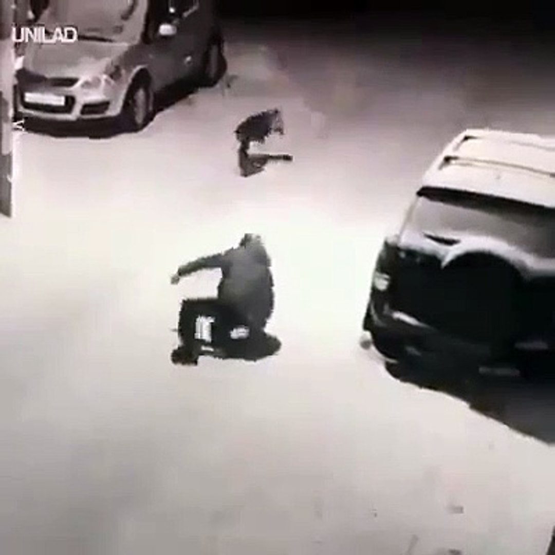 ⁣Köpeğe Vurmaya Çalışan Hayvana Bakın Ne Oldu