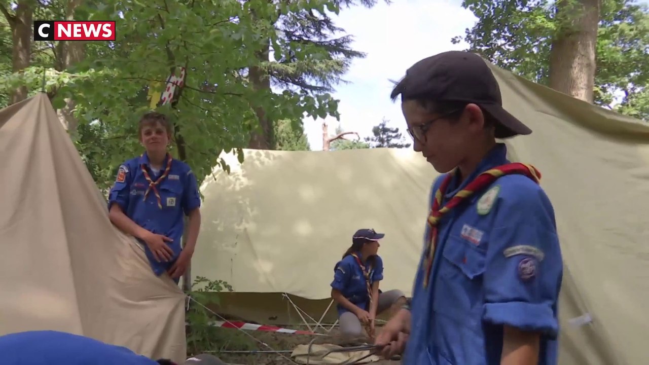 Yvelines : 20.000 scouts débarquent à Jambville en pleine canicule