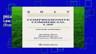 [READ] Comprehensive Commercial Law: 2017 Statutory Supplement (Supplements)