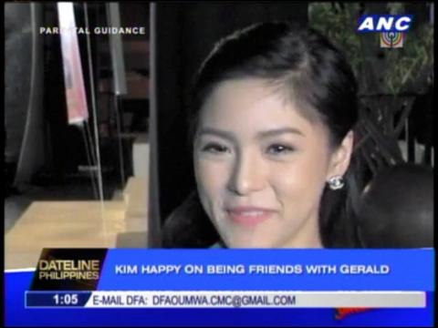Kim happy on being friends with Gerald