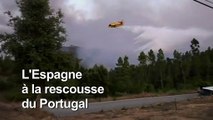 Portugal: des bombardiers d'eau espagnols contre les incendies