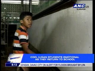 CDO, Iligan students emotional as they return to school