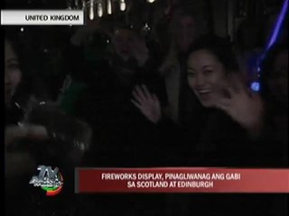 World greets New Year with a bang