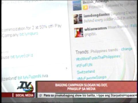 DOT unveils 'more fun in PH' slogan