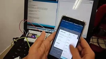 ESP32 BLE with LM35 & LED BUILT IN