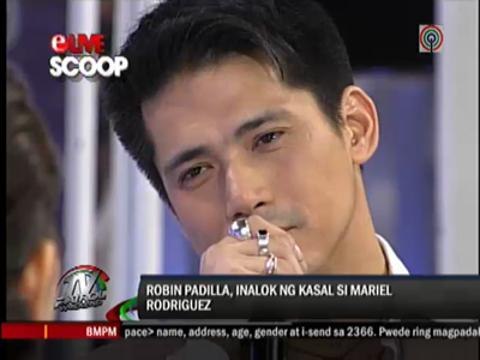 Robin admits love for Mariel on TV