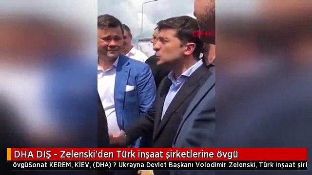 DHA DIŞ - Zelenski'den Türk inşaat şirketlerine övgü