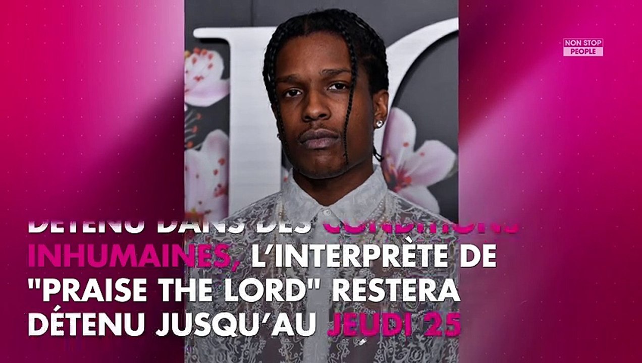 A$AP Rocky en prison : soutenu par les stars, il ne sera pas libéré