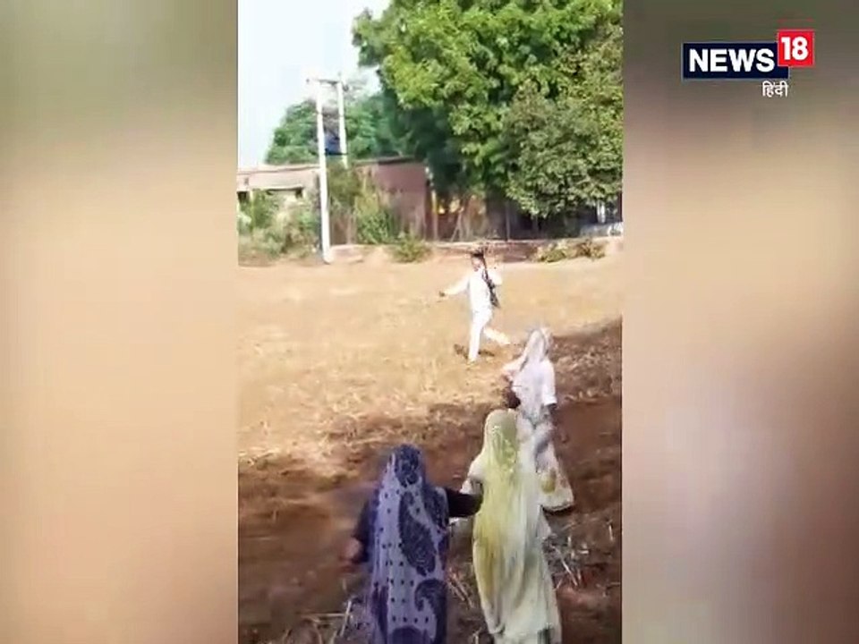 सोनभद्र के बाद अब यूपी के हाथरस जिले में सामने आया जमीनी विवाद में बवाल का VIDEO