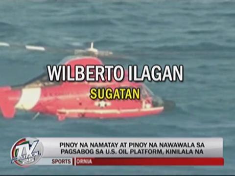Pinoy killed in US oil rig explosion identified