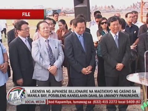 Manila Bay casino construction in jeopardy