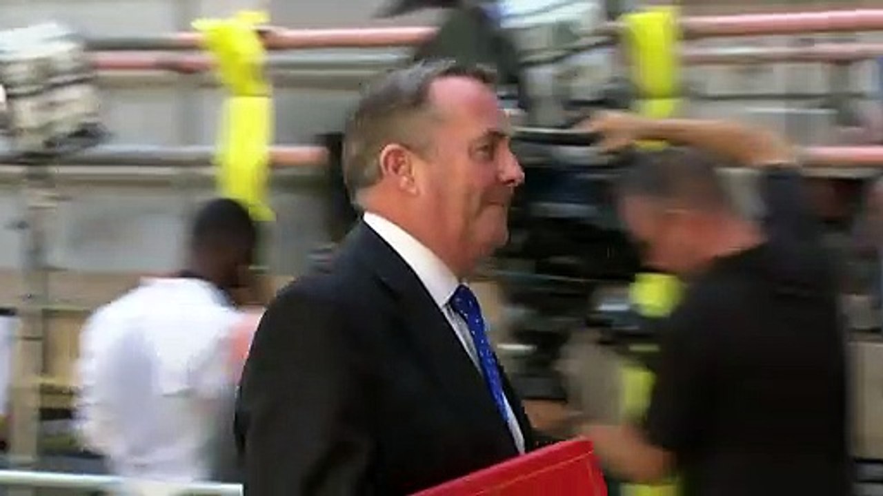 Jeremy Hunt and cabinet ministers depart Downing Street