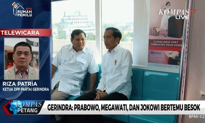 Gerindra: Prabowo, Megawati, dan Jokowi Bertemu Besok Siang
