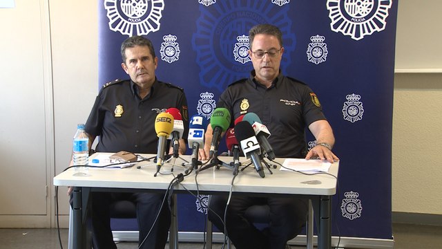 Rueda de prensa sobre una estafa a través de televisión