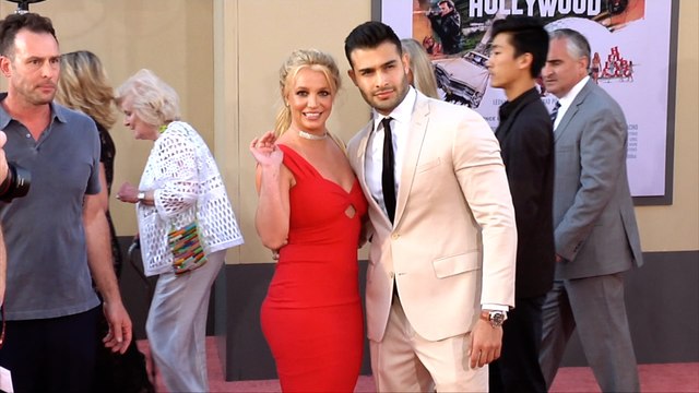 Britney Spears and Sam Asghari Once Upon a Time in Hollywood World Premiere Red Carpet