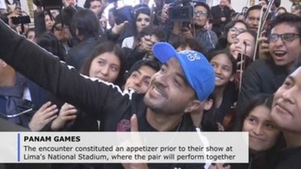 Juan Diego Florez, Luis Fonsi warm up to inaugurate Lima Pan-Am Games