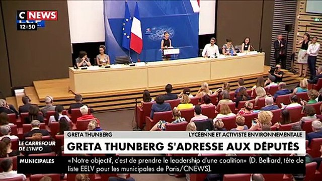 Regardez la jeune Greta Thunberg qui interpelle les députés français: « Certains ont choisi de ne pas m’écouter, c’est pas grave ! » - VIDEO