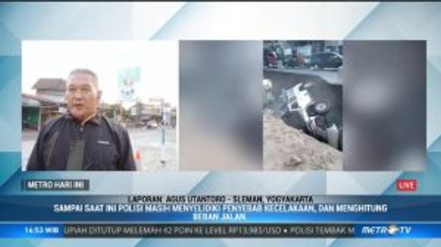 Proyek Jalan Layang Kentungan Ambles, Dua Kendaraan Terperosok