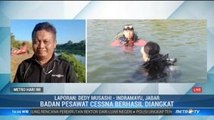 Bangkai Pesawat Cessna Berhasil Dievakuasi dari Sungai Cimanuk