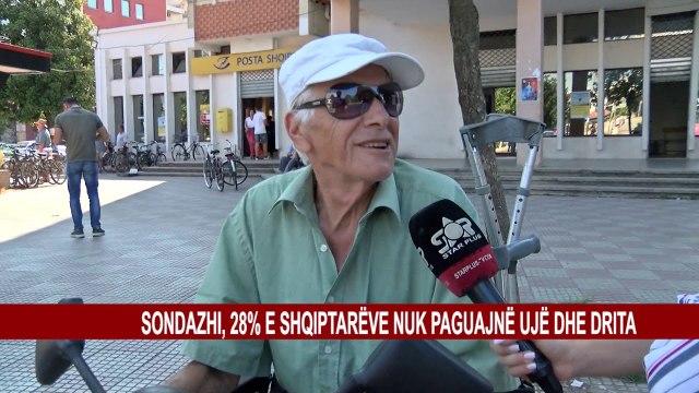 SONDAZHI, 28% E SHQIPTARËVE NUK PAGUAJNË UJË DHE DRITA