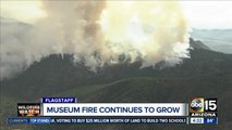 Museum Fire continues to grow