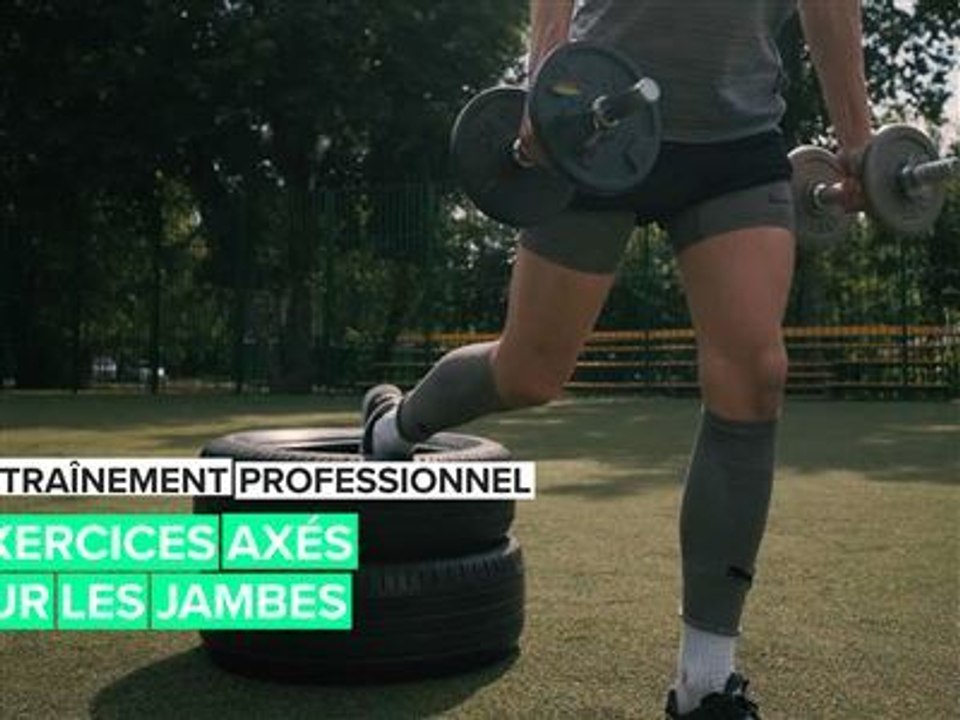 Entraînement professionnel: exercices axés sur les jambes