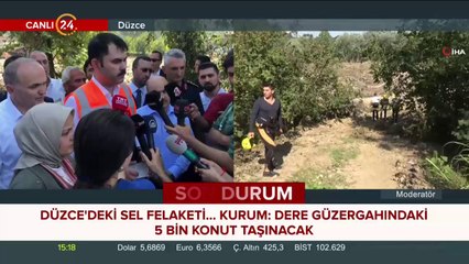 Düzce'deki sel felaketi