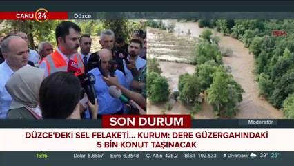 Düzce'deki sel felaketi