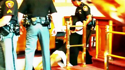 Disorder in the Court as Former Ohio Judge is Dragged Away After Sentencing