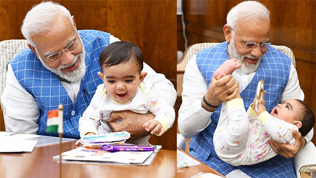 PM Modi से Parliament में मिलने आया उनका खास दोस्त, साथ खेलते हुए आए नजर । वनइंडिया हिंदी