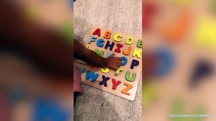 So Smart! Kylie Jenner's Daughter Stormi Already Knows Her Letters, Numbers, Shapes And Colors