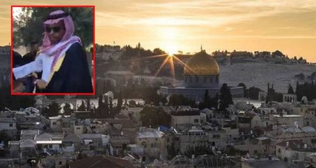 İsrail'e davet edilen Suudi gazeteci, Filistinliler tarafından Mescid-i Aksa'dan kovuldu