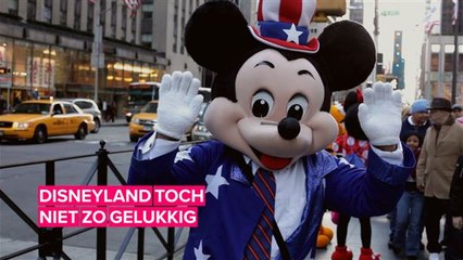 Medewerkers in disneyland komen amper rond