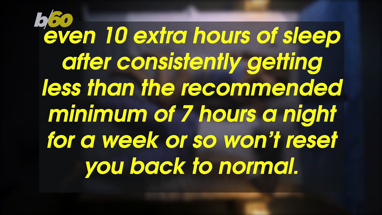 Sleeping In Won’t Help You Catch Up On Sleep, B...