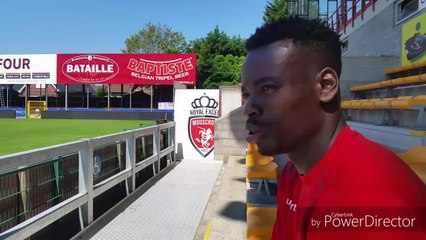Présentation de Jonathan Buatu à l'Excel Mouscron