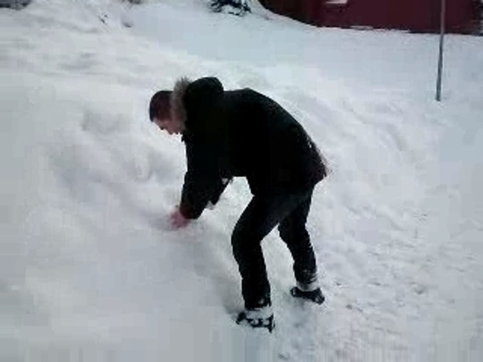 Dossier dans la neige