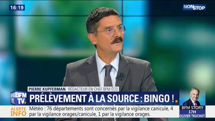 Prélèvement à la source: que des bonnes nouvelles pour le fisc